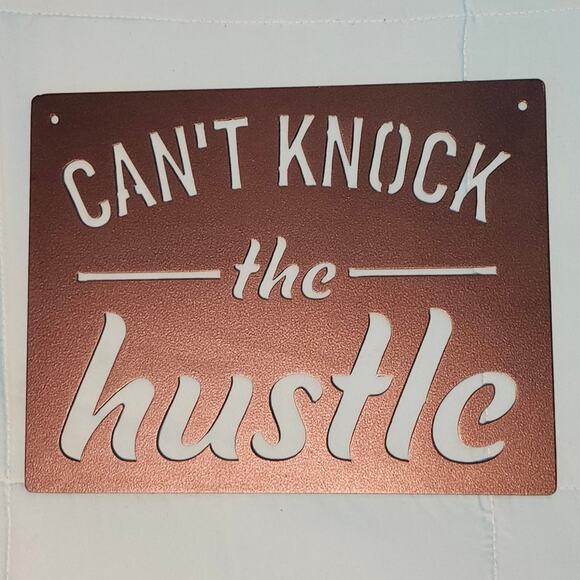 BLACK FRIDAY SALE Metal Wall Art Decor - Brownish Black - Picture 2 of 4